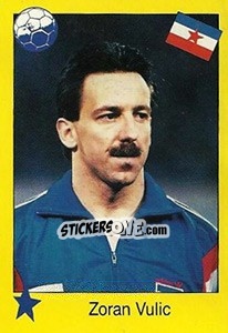 Sticker Zoran Vulic - Euro 1992 - Manil