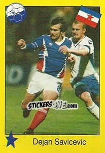 Sticker Dejan Savicevic - Euro 1992 - Manil
