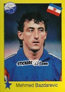 Sticker Mehmed Bazdarevic - Euro 1992 - Manil