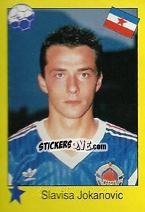 Sticker Slavisa Jokanovic - Euro 1992 - Manil