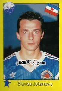 Sticker Slavisa Jokanovic - Euro 1992 n. 156 - Manil