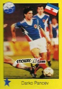 Sticker Darko Pancev - Euro 1992 - Manil