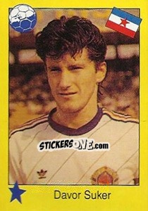 Sticker Davor Suker - Euro 1992 n. 158 - Manil