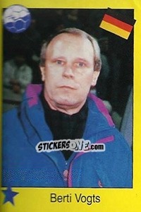 Sticker Berti Vogts - Euro 1992 n. 162 - Manil