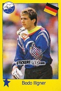 Sticker Bodo Illgner - Euro 1992 n. 163 - Manil