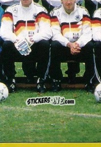 Sticker Equipe (puzzle 7) - Euro 1992 - Manil