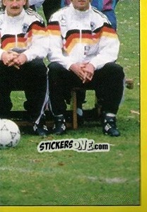 Sticker Equipe (puzzle 8) - Euro 1992 - Manil