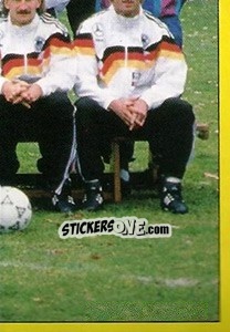 Figurina Equipe (puzzle 8) - Euro 1992 - Manil