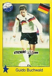Sticker Guido Buchwald - Euro 1992 n. 175 - Manil