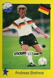 Sticker Andreas Brehme - Euro 1992 - Manil