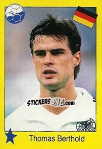 Sticker Thomas Berthold - Euro 1992 - Manil