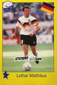Sticker Lothar Matthäus - Euro 1992 n. 182 - Manil