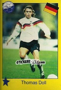 Sticker Thomas Doll - Euro 1992 - Manil