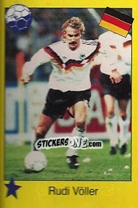 Sticker Rudi Völler - Euro 1992 - Manil