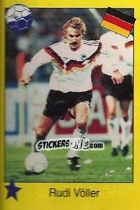 Sticker Rudi Völler - Euro 1992 n. 189 - Manil