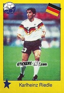 Sticker Karlheinz Riedle - Euro 1992 n. 190 - Manil