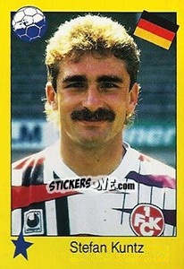 Sticker Stefan Kuntz - Euro 1992 - Manil