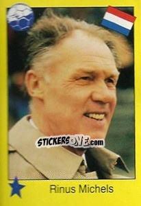 Figurina Rinus Michels - Euro 1992 n. 194 - Manil