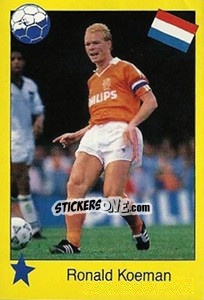 Sticker Ronald Koeman - Euro 1992 n. 206 - Manil