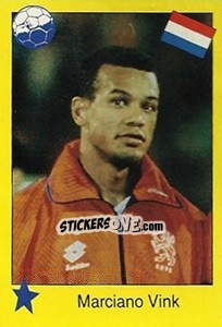 Sticker Marciano Vink - Euro 1992 - Manil