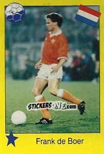Sticker Frank de Boer - Euro 1992 - Manil
