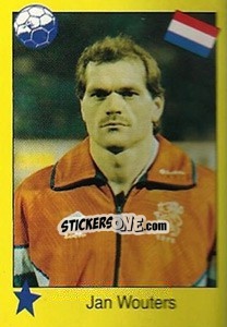 Sticker Jan Wouters - Euro 1992 - Manil