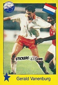 Sticker Gerald Vanenburg - Euro 1992 - Manil