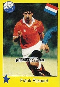 Cromo Frank Rijkaard - Euro 1992 - Manil