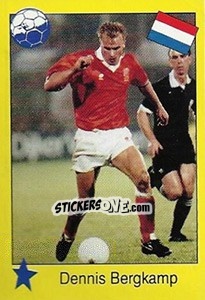 Sticker Dennis Bergkamp - Euro 1992 - Manil