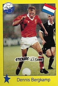 Sticker Dennis Bergkamp - Euro 1992 n. 222 - Manil