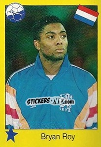 Sticker Bryan Roy - Euro 1992 n. 224 - Manil