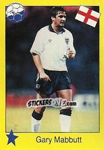 Sticker Gary Mabbutt - Euro 1992 - Manil