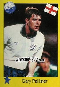 Sticker Gary Pallister - Euro 1992 - Manil