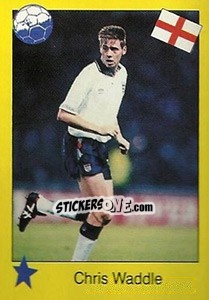 Sticker Chris Waddle - Euro 1992 - Manil