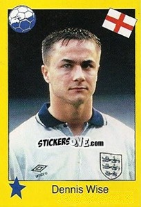 Sticker Dennis Wise - Euro 1992 n. 250 - Manil