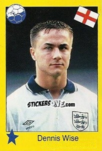 Figurina Dennis Wise - Euro 1992 - Manil