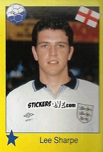 Sticker Lee Sharpe - Euro 1992 n. 252 - Manil