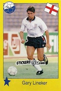 Sticker Gary Lineker - Euro 1992 n. 253 - Manil