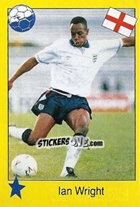 Sticker Ian Wright - Euro 1992 - Manil