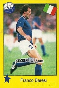 Sticker Franco Baresi - Euro 1992 - Manil