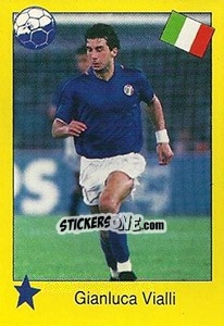 Sticker Gianluca Viali - Euro 1992 - Manil
