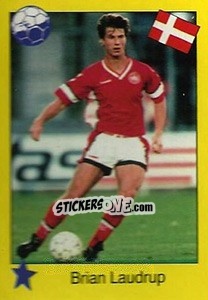 Sticker Brian Laudrup - Euro 1992 n. 262 - Manil
