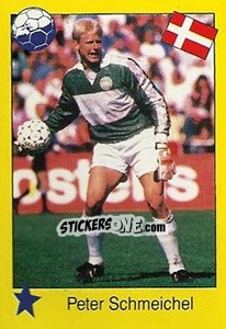 Sticker Peter Schmeichel - Euro 1992 - Manil