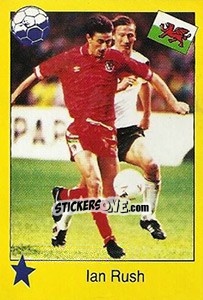 Sticker Ian Rush - Euro 1992 - Manil