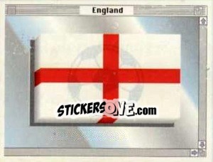 Sticker Bandeira - Euro 1996 n. 3 - Manil
