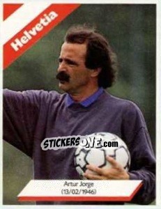 Sticker Artur Jorge - Euro 1996 n. 7 - Manil