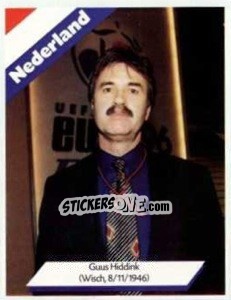 Sticker Guus Hiddink - Euro 1996 n. 8 - Manil