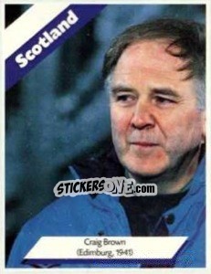 Sticker Craig Brown - Euro 1996 n. 13 - Manil