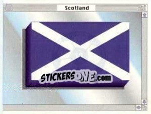 Sticker Bandeira - Euro 1996 - Manil