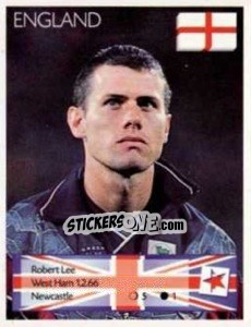 Sticker Robert Lee - Euro 1996 n. 25 - Manil